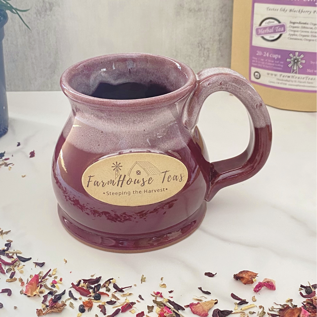 Handcrafted Farmhouse Teas Stoneware Mug