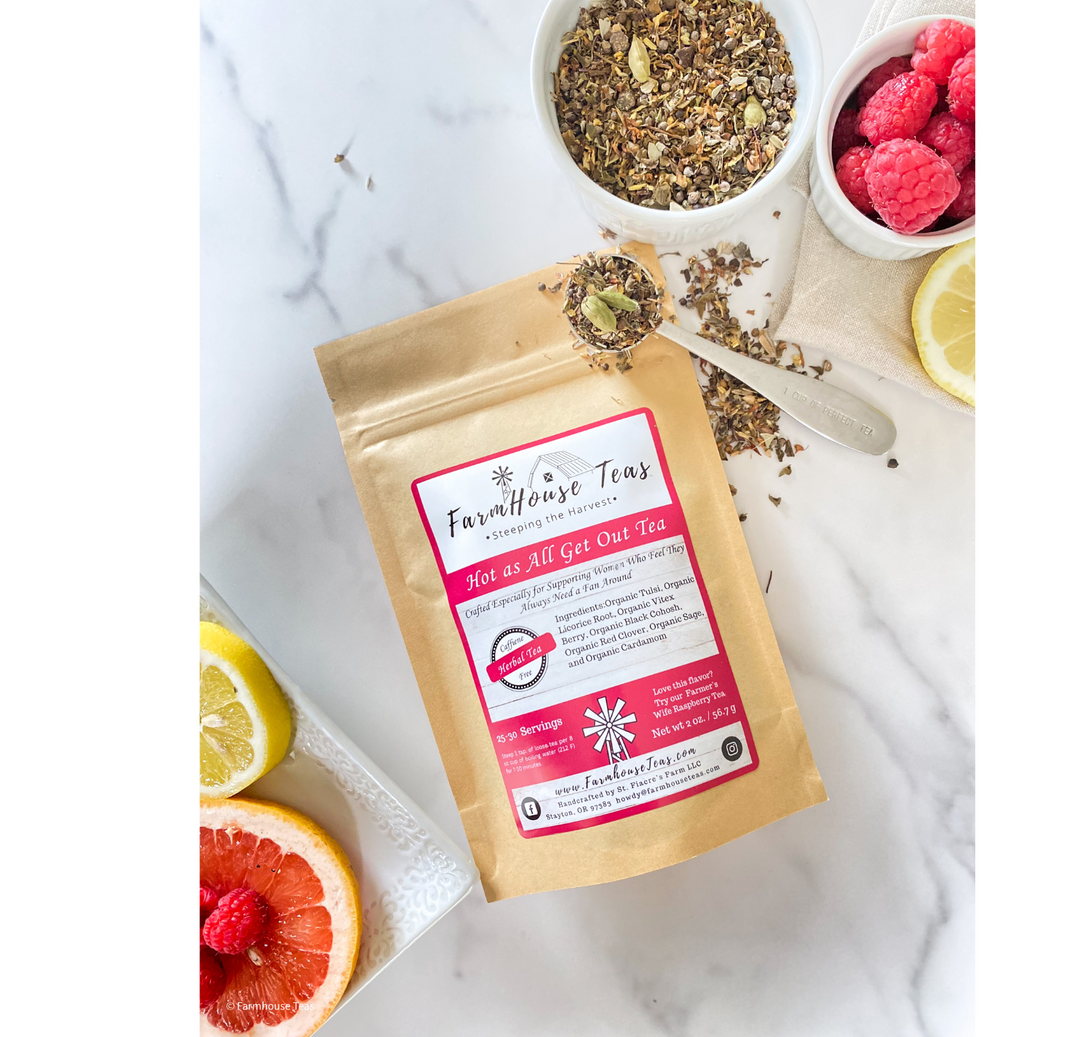 Hot As All Get Out Loose Leaf Tea – Herbal Blend for Women’s Wellnes