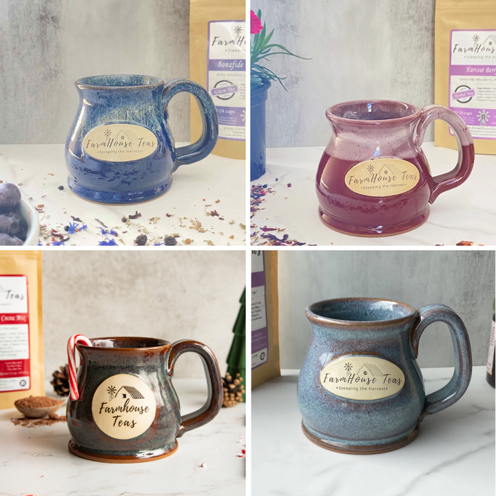 Handcrafted Farmhouse Teas Stoneware Mug