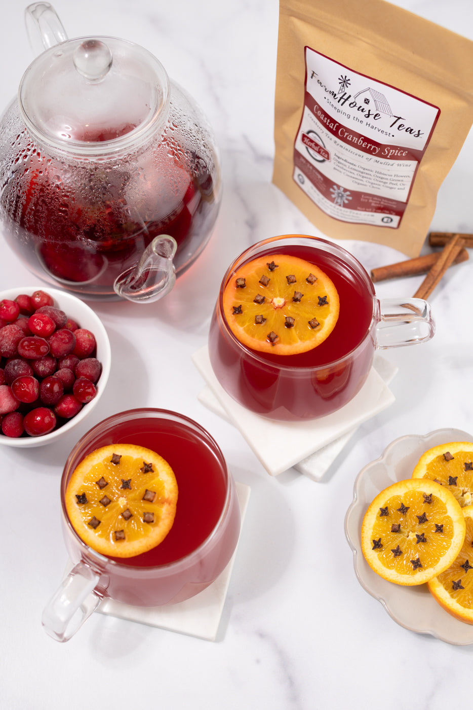 Coastal Cranberry Spice Herbal Tea