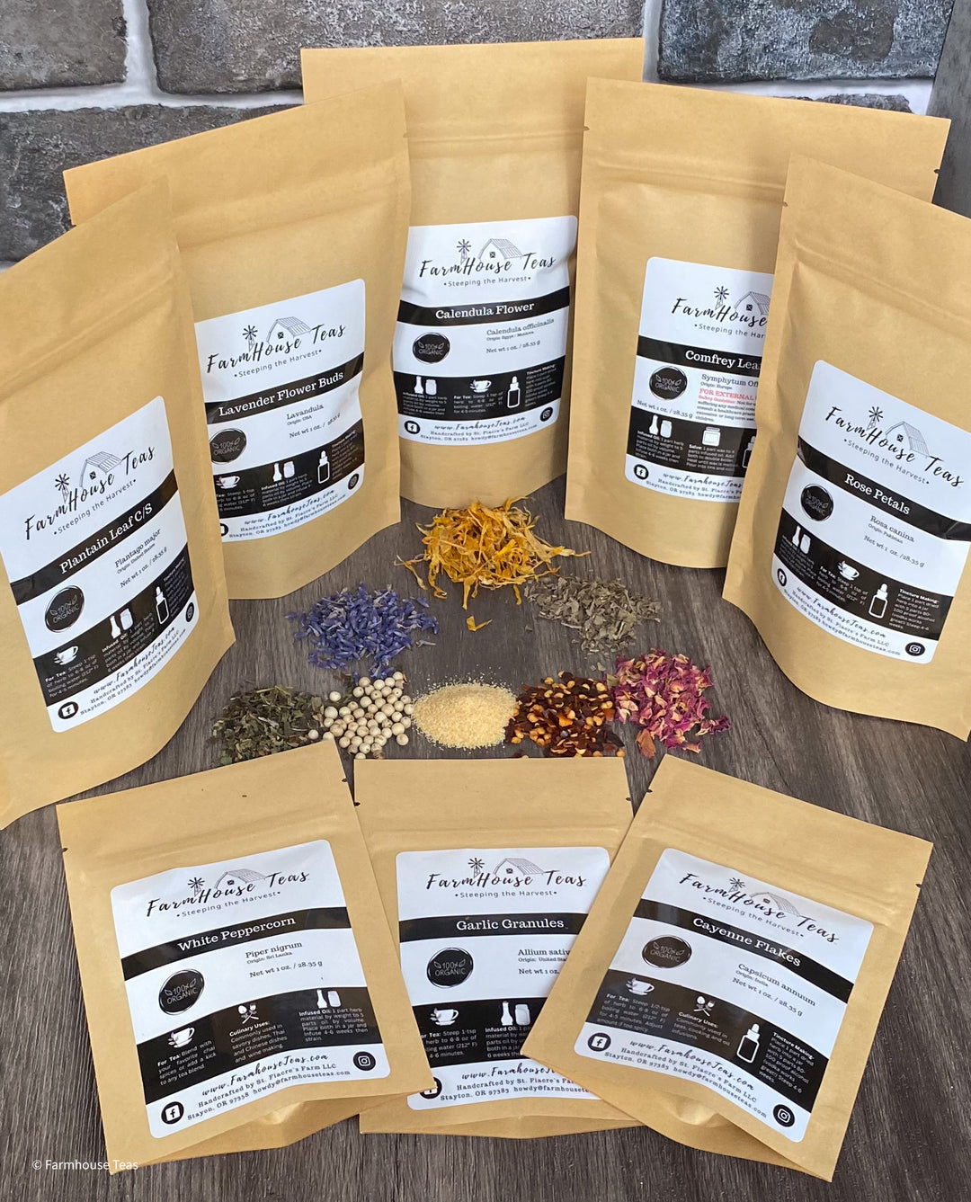 Herbal Oils & Salves Herb Refill Kit