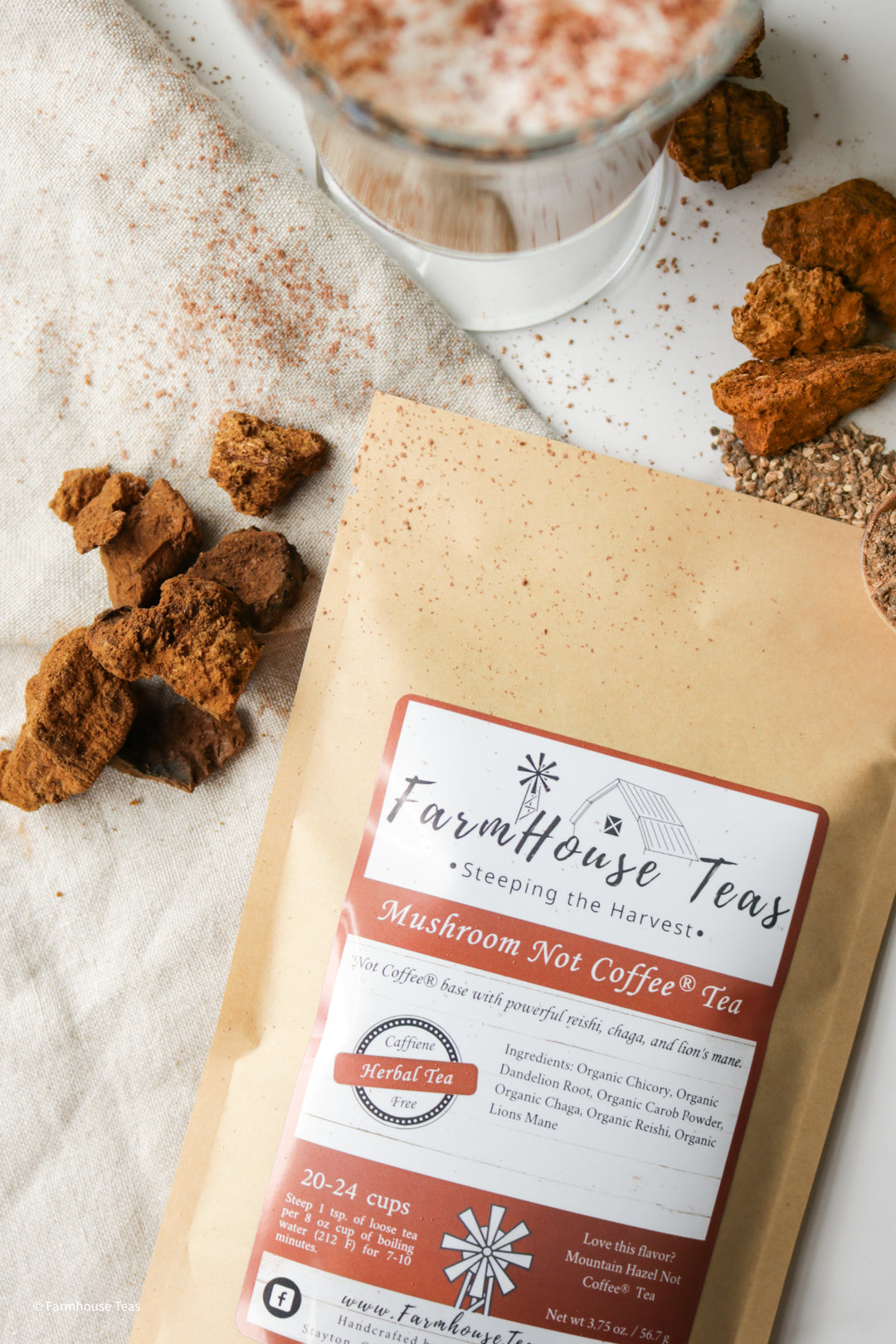 Mushroom NOT Coffee® Herbal Tea
