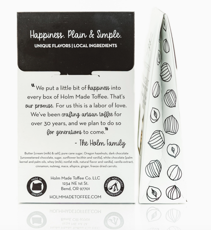 Carrot Cake Toffee | Holm Made Toffee