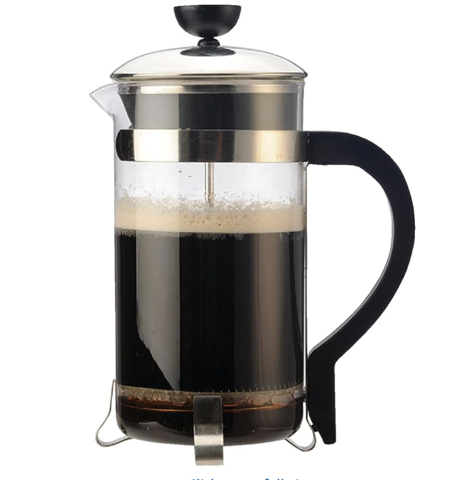 8-Cup Primula Classic Coffee & Tea Press – Chrome