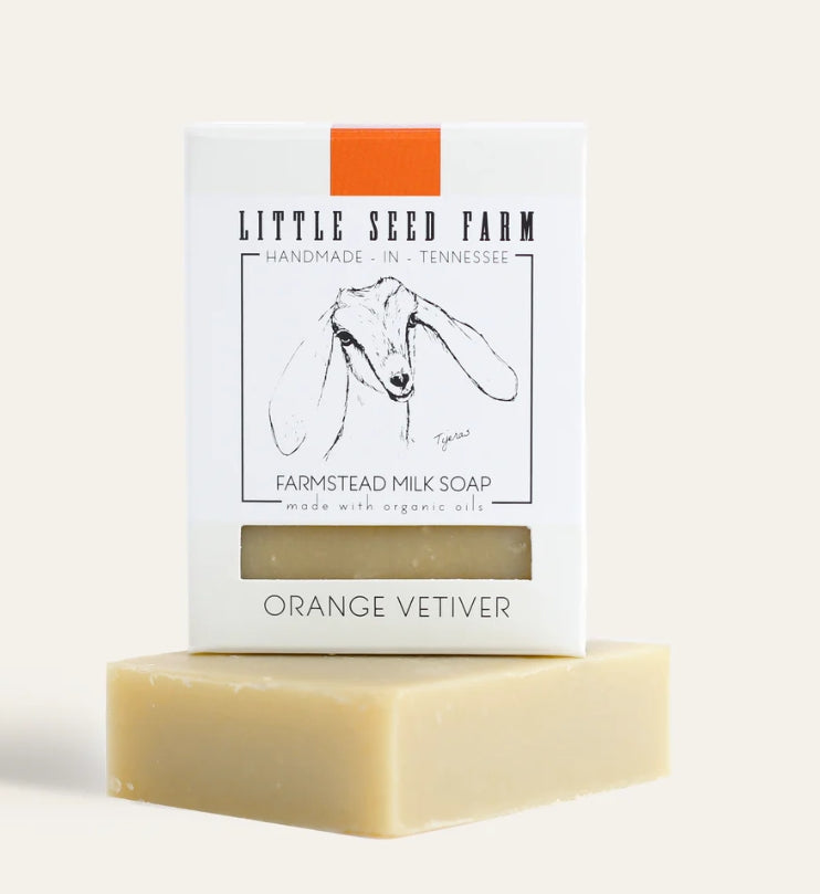 Orange Vetiver Bar Soap | Little Seed Farm