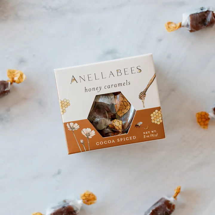 Cocoa Spiced Honey Caramels by  Annnellabees