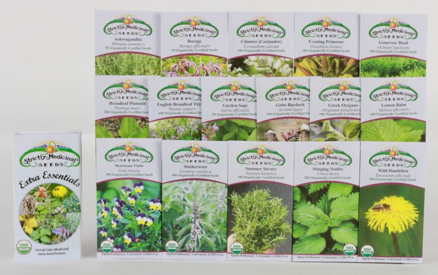 Set 2 - EXTRA Essentials Seed Set | Strictly Medicinal Seeds - Farmhouse Teas