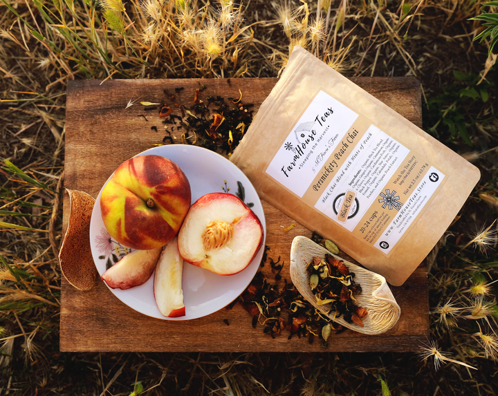 Persnickety Peach Chai Organic Loose Leaf Tea - Farmhouse Teas