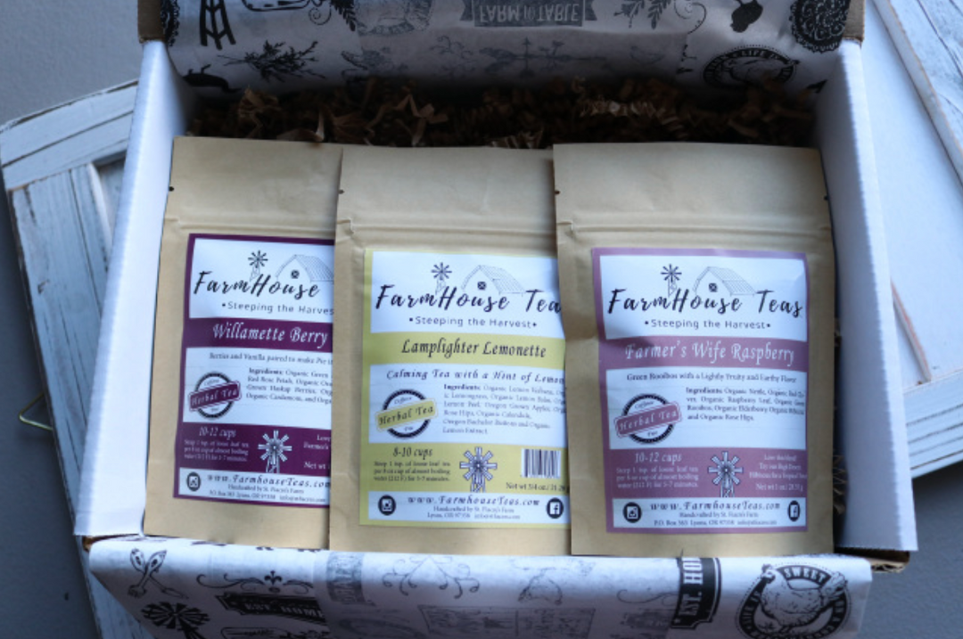 Trial Size Starter Pack (3 Trial Size Bags)| Organic Loose Leaf Tea - Farmhouse Teas