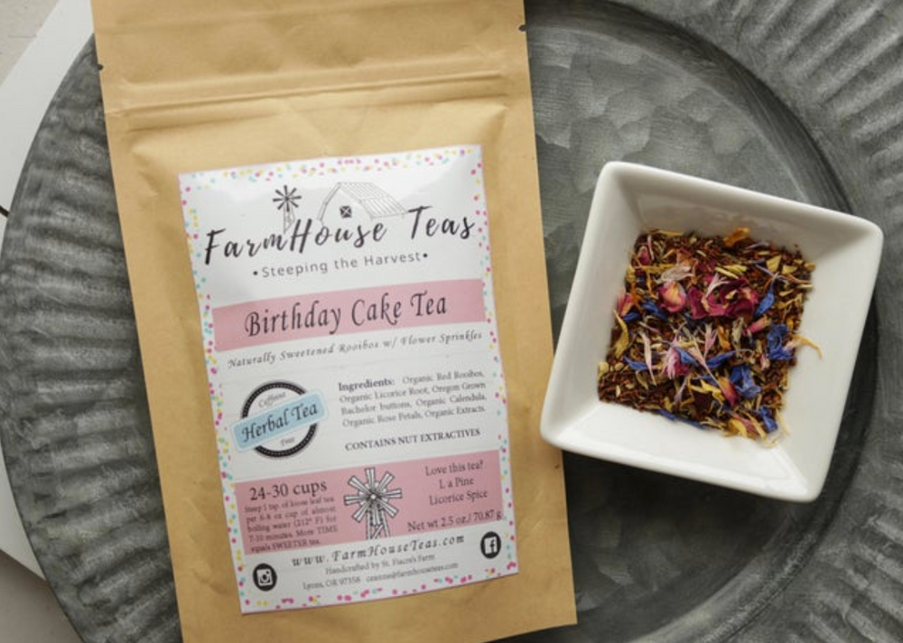 Birthday Cake Organic Loose Leaf Tea - Farmhouse Teas