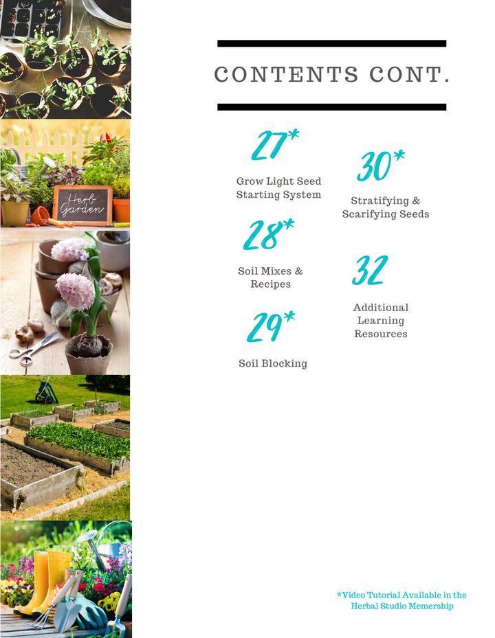 Planning & Planting the Herb Garden E-book - Farmhouse Teas