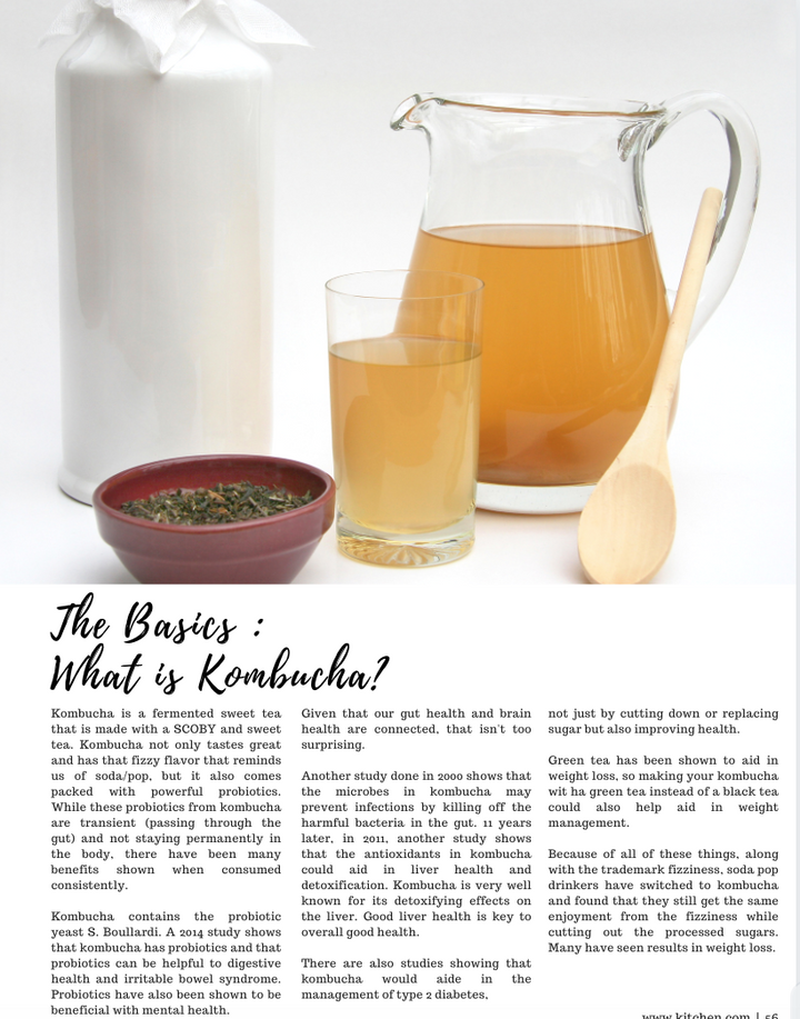 Kombucha | Recipes for Home Brewing E-book - Farmhouse Teas