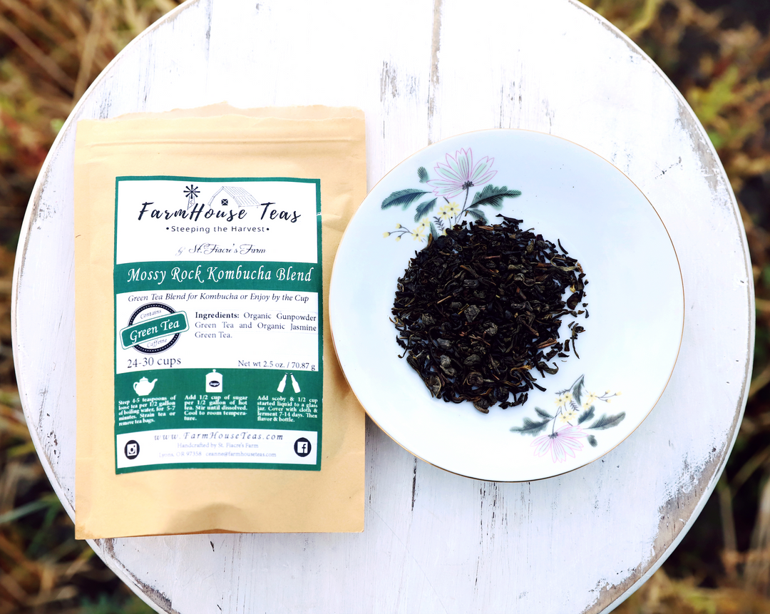 Mossy Rock Green Organic Loose Leaf Tea Blend - Farmhouse Teas