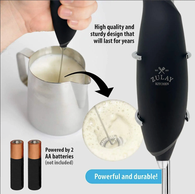 Milk Boss Frother | Zulay - Farmhouse Teas