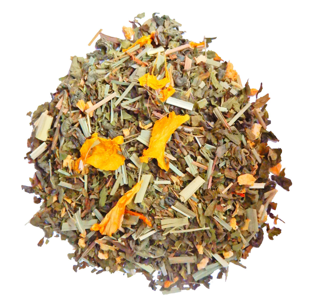 Emerald Garden Mint Green Organic Loose Leaf Tea - Farmhouse Teas