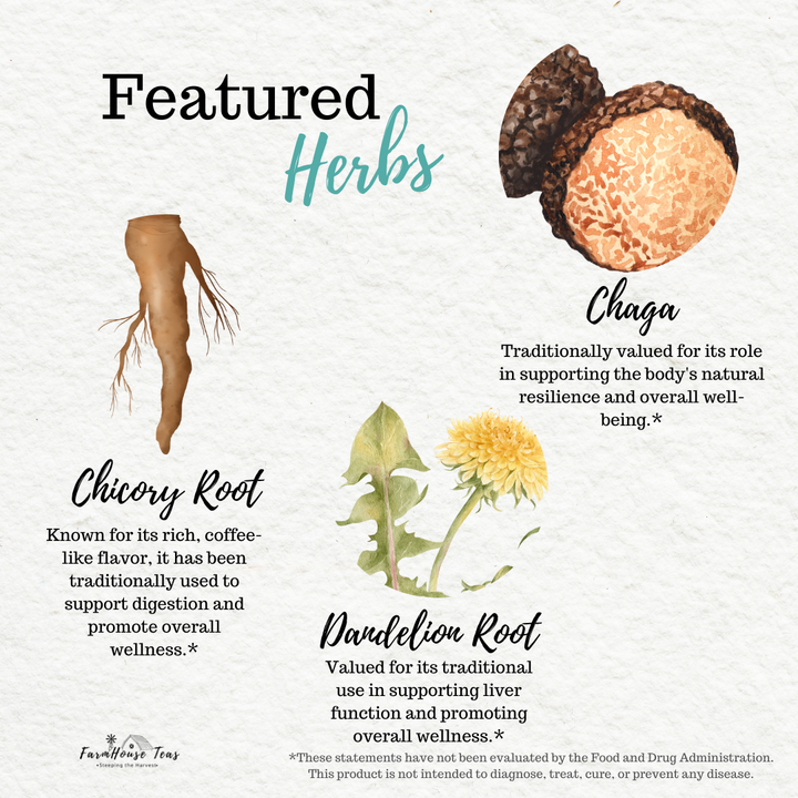 Mountain Hazel NOT Coffee® Organic Loose Leaf Tea