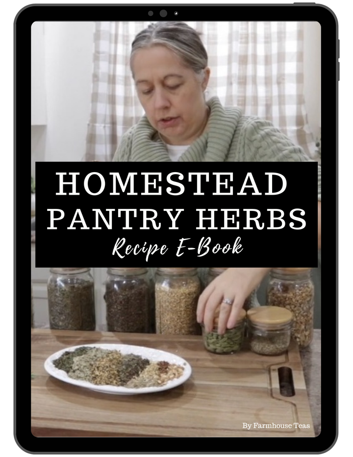Homestead Pantry Herbs E-Book – Simple Herbal Recipes & Everyday Uses