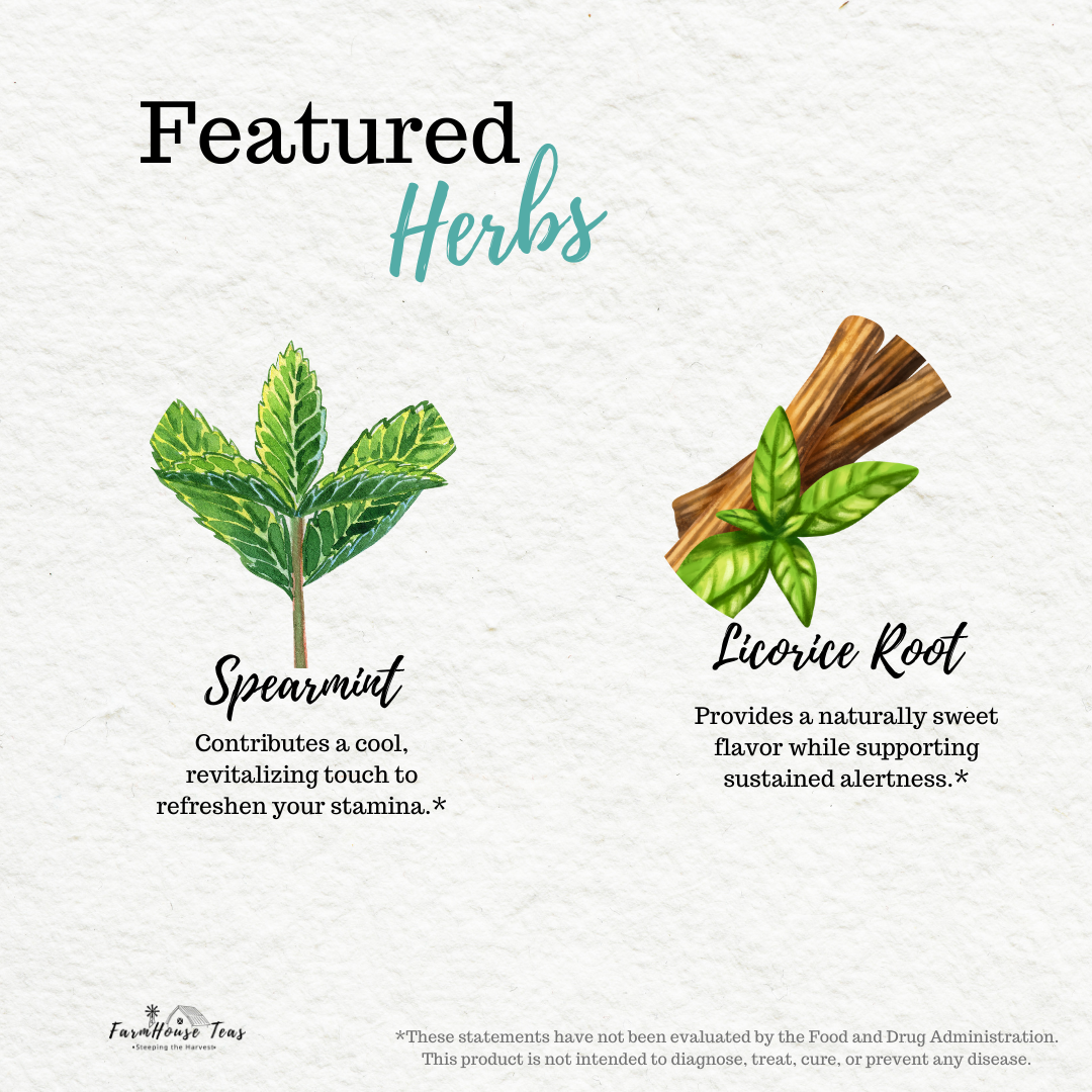 Lemon Ginger Gumption Organic Loose Leaf Tea