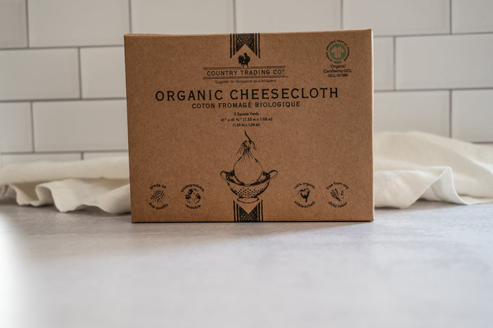 Organic Unbleached Cheesecloth | Reusable Straining Cloth