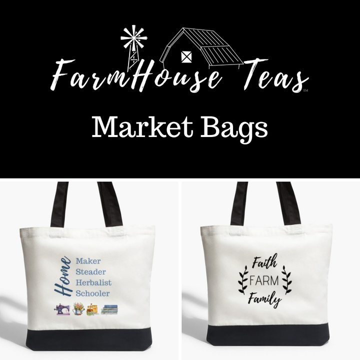 FarmHouse Teas Market Bag |Two Styles