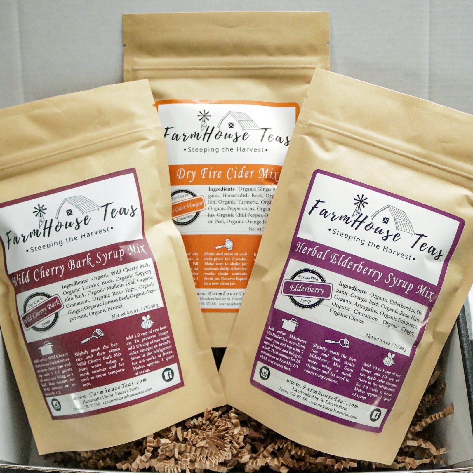 Dump & Go Apothecary Trio – Elderberry Syrup, Fire Cider & Wild Cherry ...