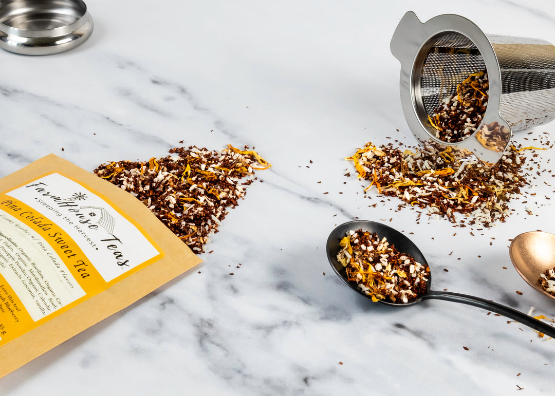 Pina Colada Sweet Tea | Organic Loose Leaf | Seasonal