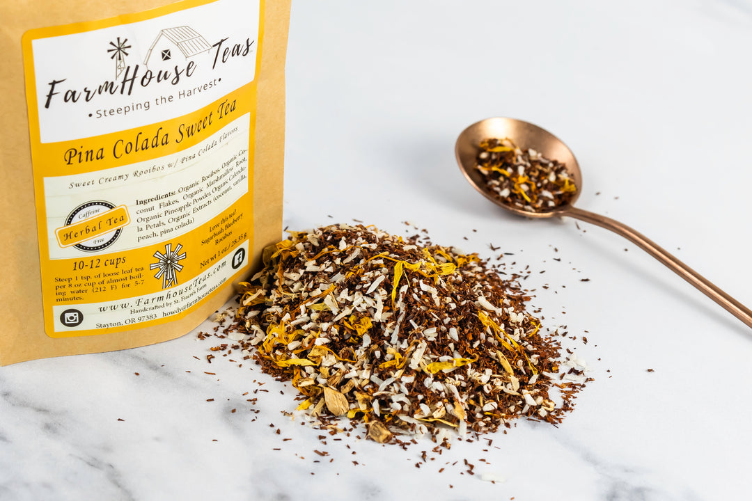Pina Colada Sweet Tea | Organic Loose Leaf | Seasonal