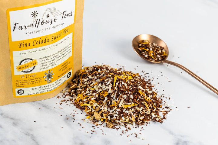 Pina Colada Sweet Tea | Organic Loose Leaf | Seasonal