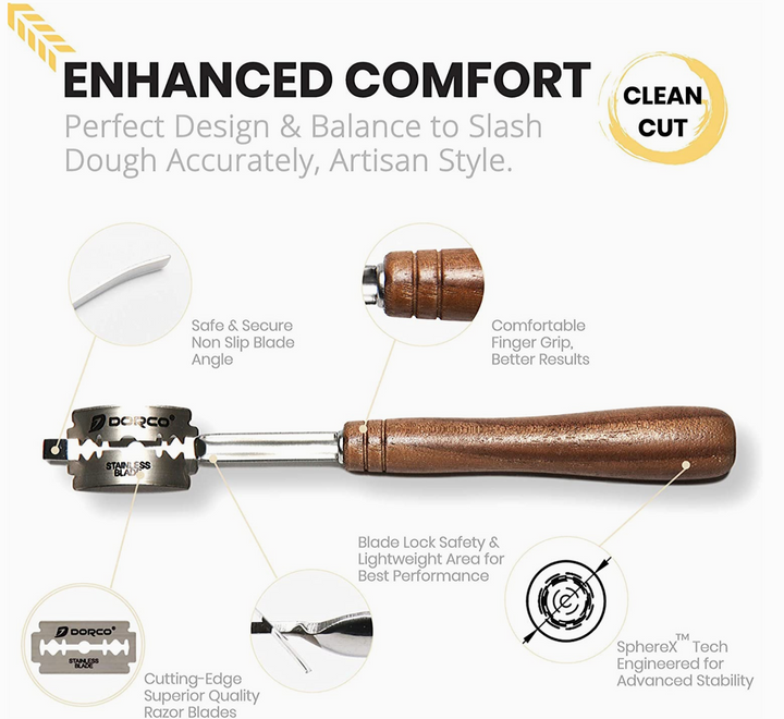Bread Lame – Walnut Wood Dough Scoring Tool