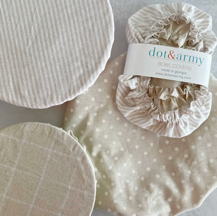 Set of Three Reusable Bowl Covers