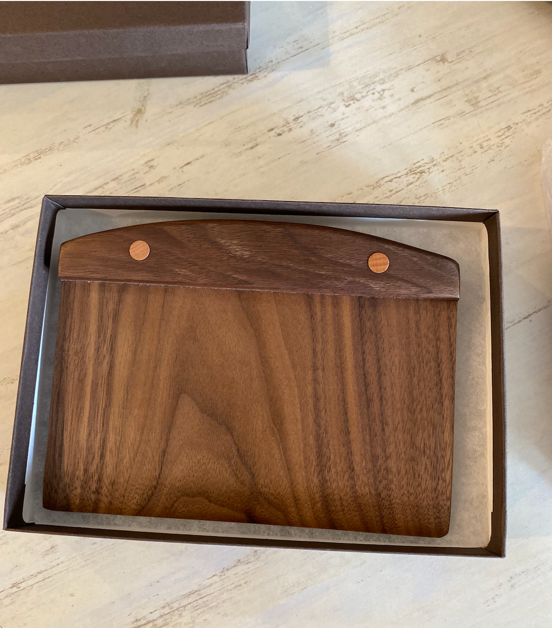 Heirloom Walnut Bench Scraper
