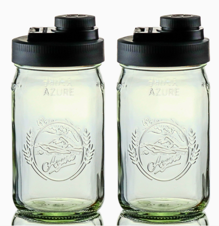 Mason Jar Pour Lid with Quart Mason Jar Included
