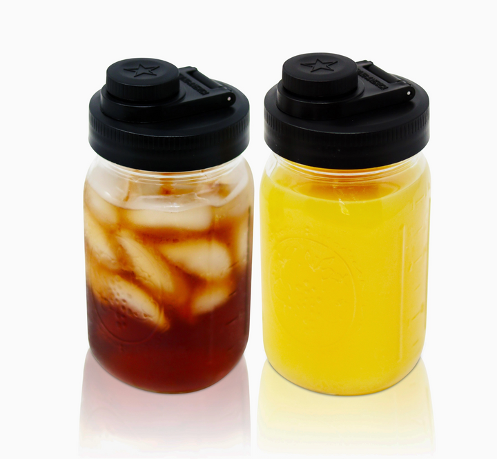 Mason Jar Pour Lid with Quart Mason Jar Included