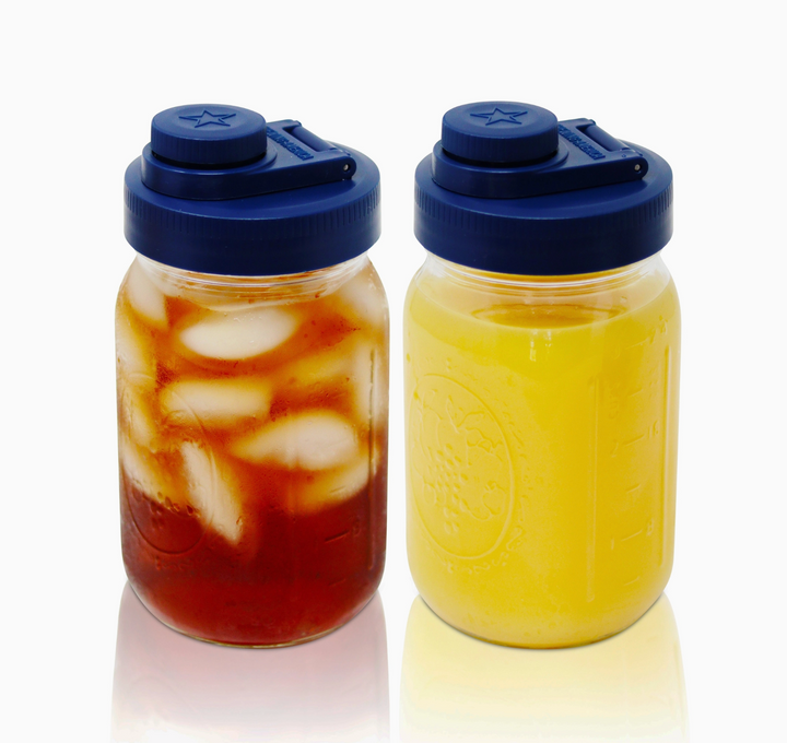 Mason Jar Pour Lid with Quart Mason Jar Included