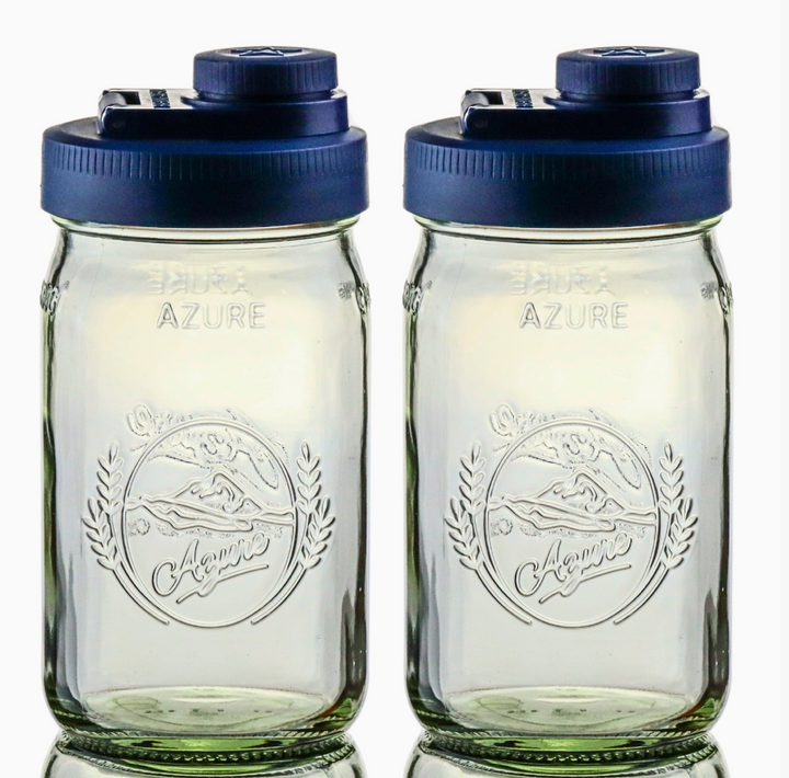 Mason Jar Pour Lid with Quart Mason Jar Included