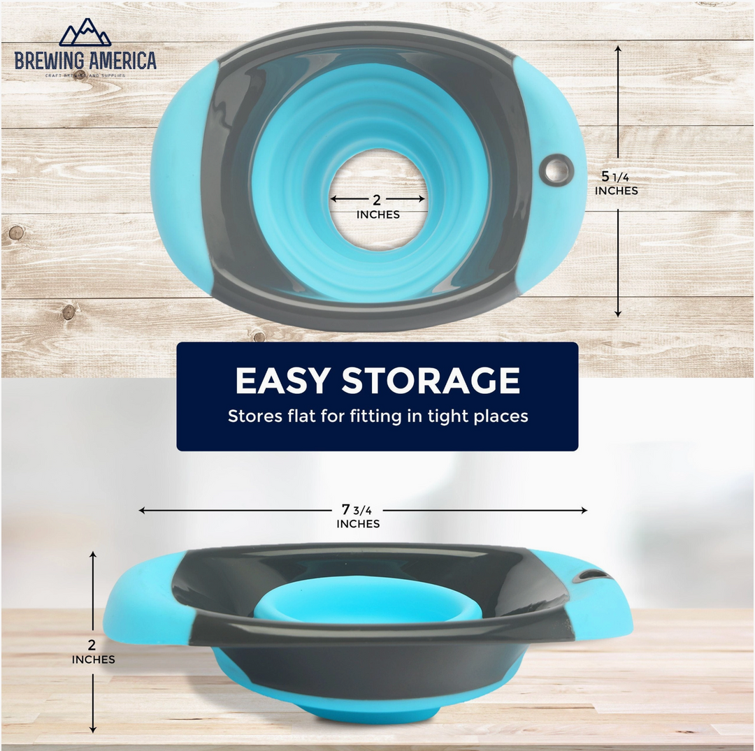 Collapsible Silicone Canning Funnel | Wide Mouth