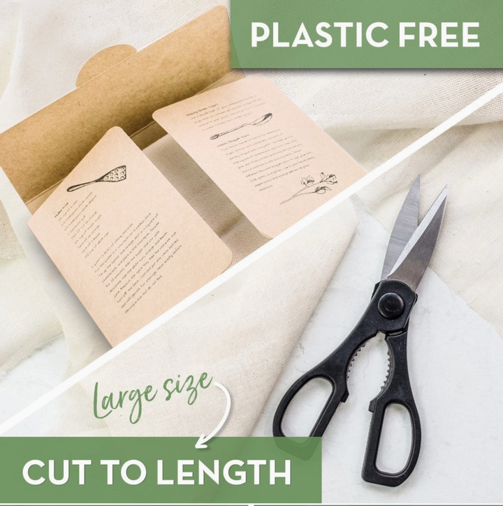 Organic Unbleached Cheesecloth | Reusable Straining Cloth