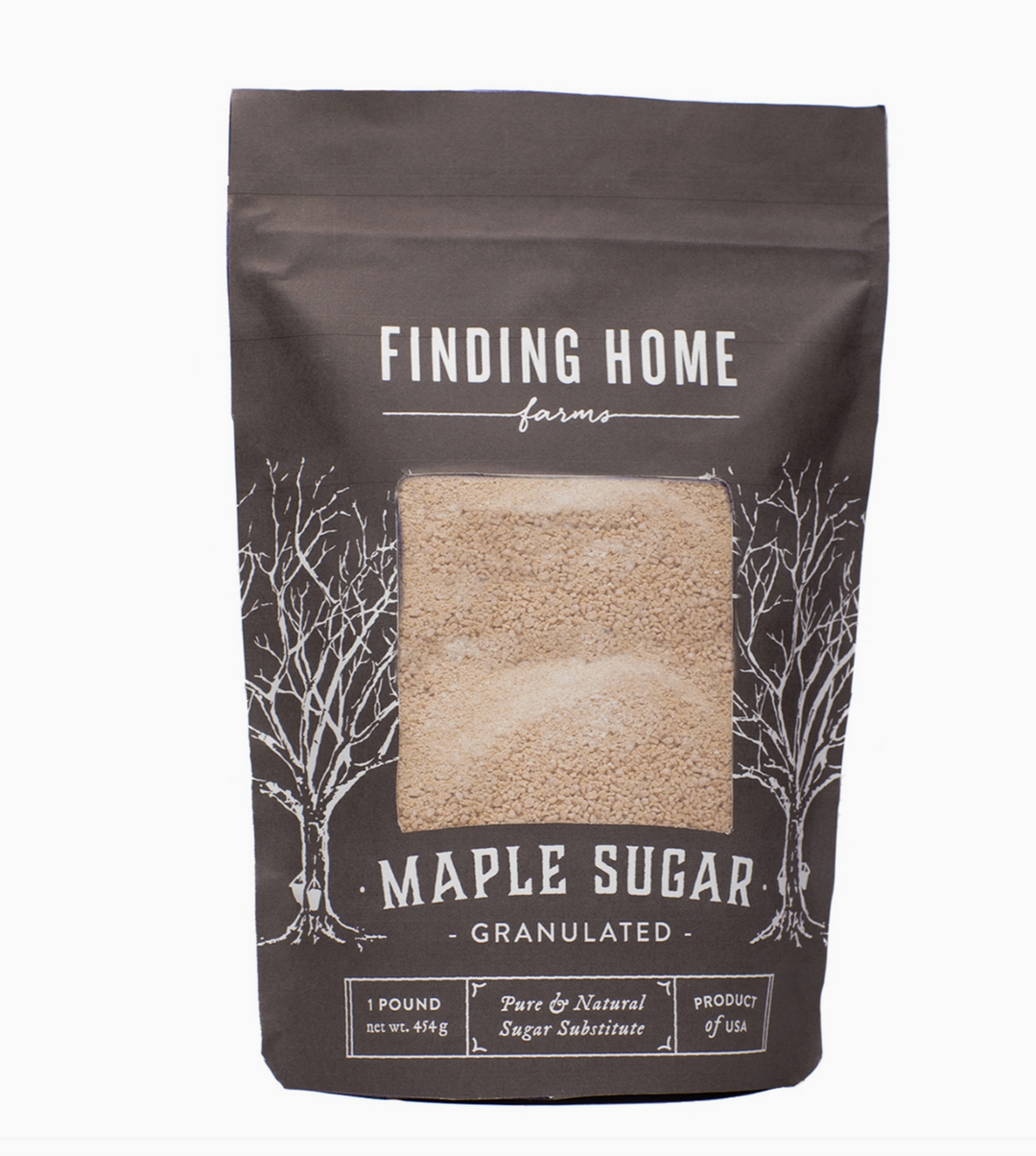 Pure Vermont Maple Sugar | Shaker or 1 lb Bag