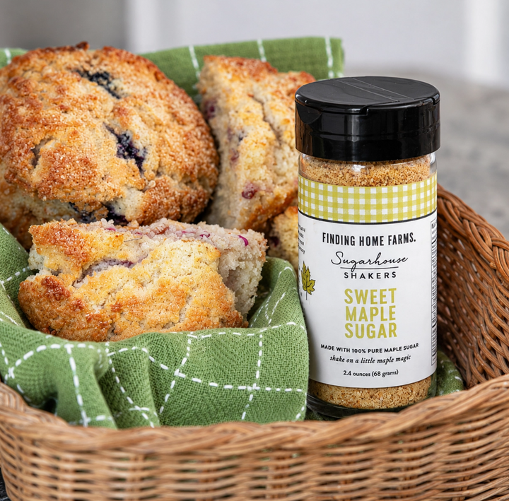 Pure Vermont Maple Sugar | Shaker or 1 lb Bag