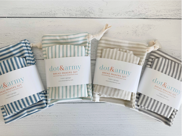 Bread Makers Set – Bread Bag & Bowl Cover