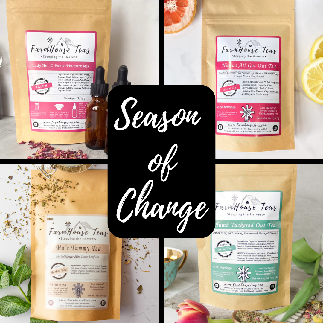 Season of Change Collection – Herbal Tea & Tincture Bundle for Women’s ...