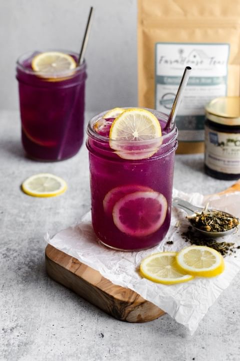 Fizzy Lemon Berry Mint Drink Kit – Sparkling Summer Tea & Fruit Spread ...