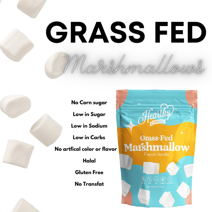 Grass-Fed Gelatin Marshmallows | French Vanilla