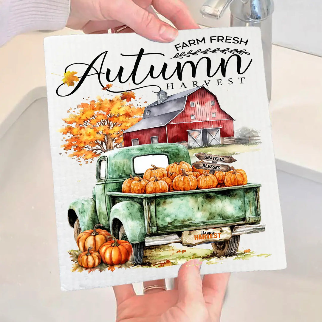 Fall Swedish Dish Towels