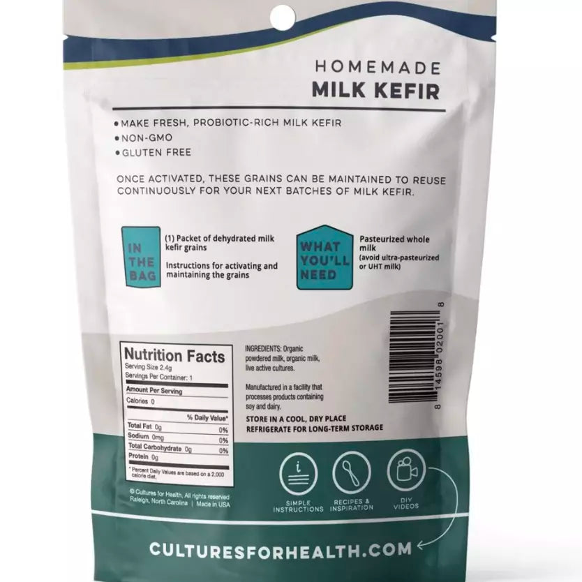 Milk Kefir Starter Culture | Cultures for Health