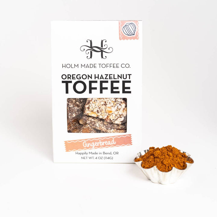 Gingerbread Hazelnut Toffee | Holm Made Toffee - Farmhouse Teas
