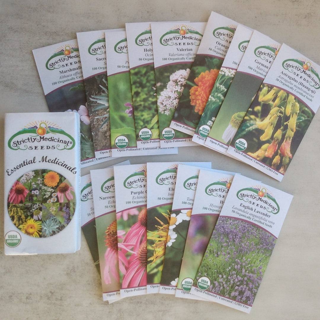 Essential Medicinals Seed Set | Strictly Medicinal Seeds - Farmhouse Teas