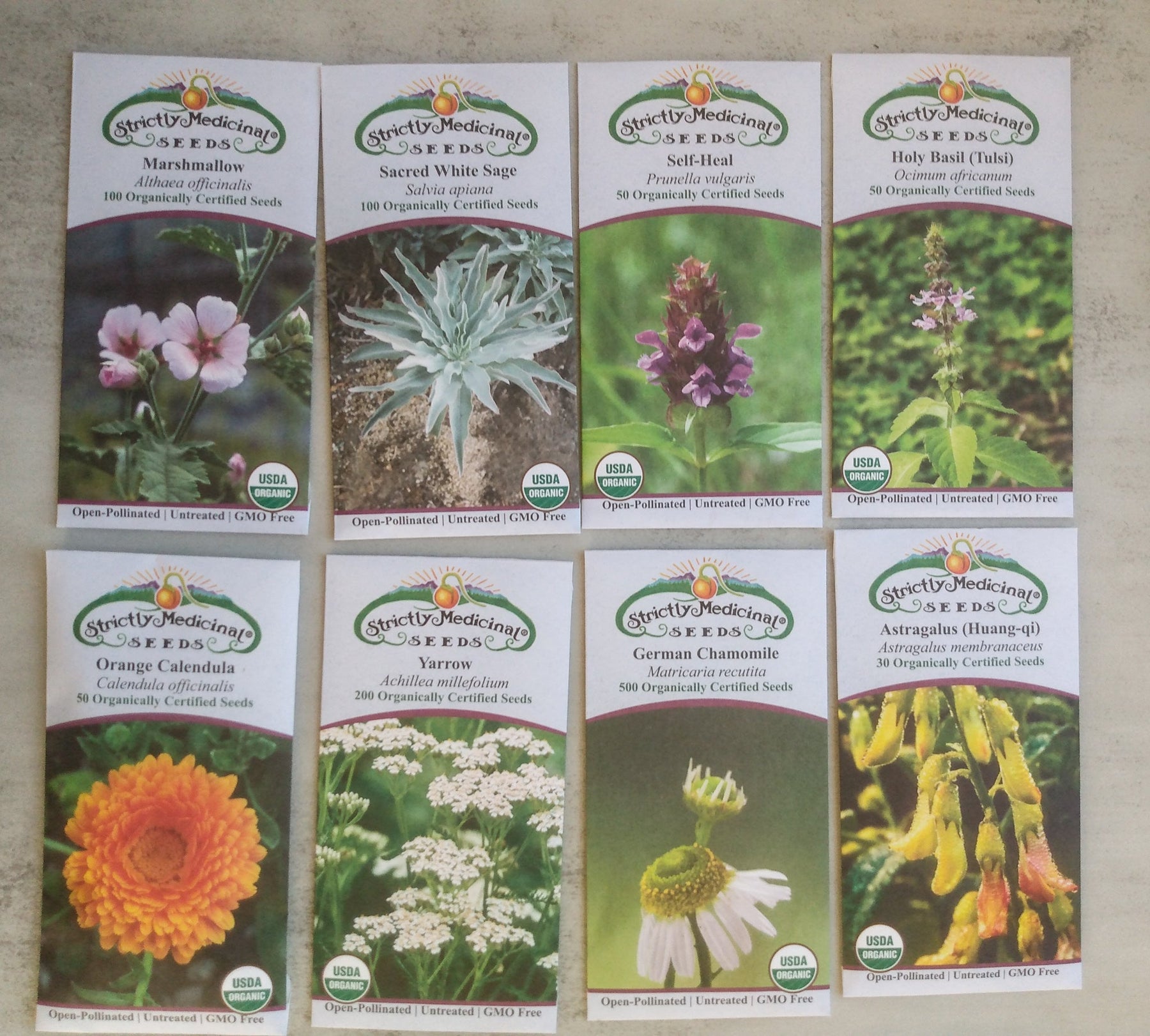 Essential Medicinals Seed Set Strictly Medicinal Seeds Farmhouse Teas