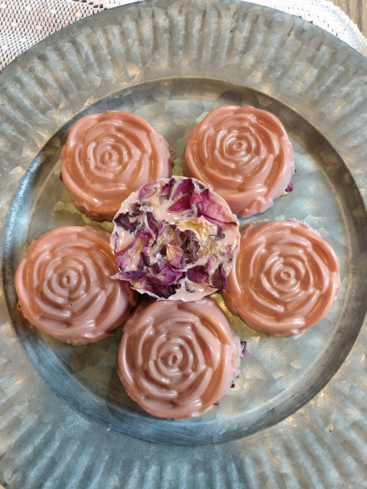 Vanilla Rose Goats Milk Soap | Little Rose Goat Soap Co. - Farmhouse Teas