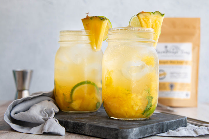 Pineapple Mint Sweet Tea | Organic Loose Leaf Tea | Seasonal - Farmhouse Teas